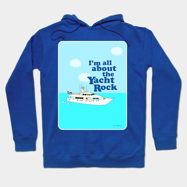 Yacht Rock Rocks Hoodie by Tshirtfort